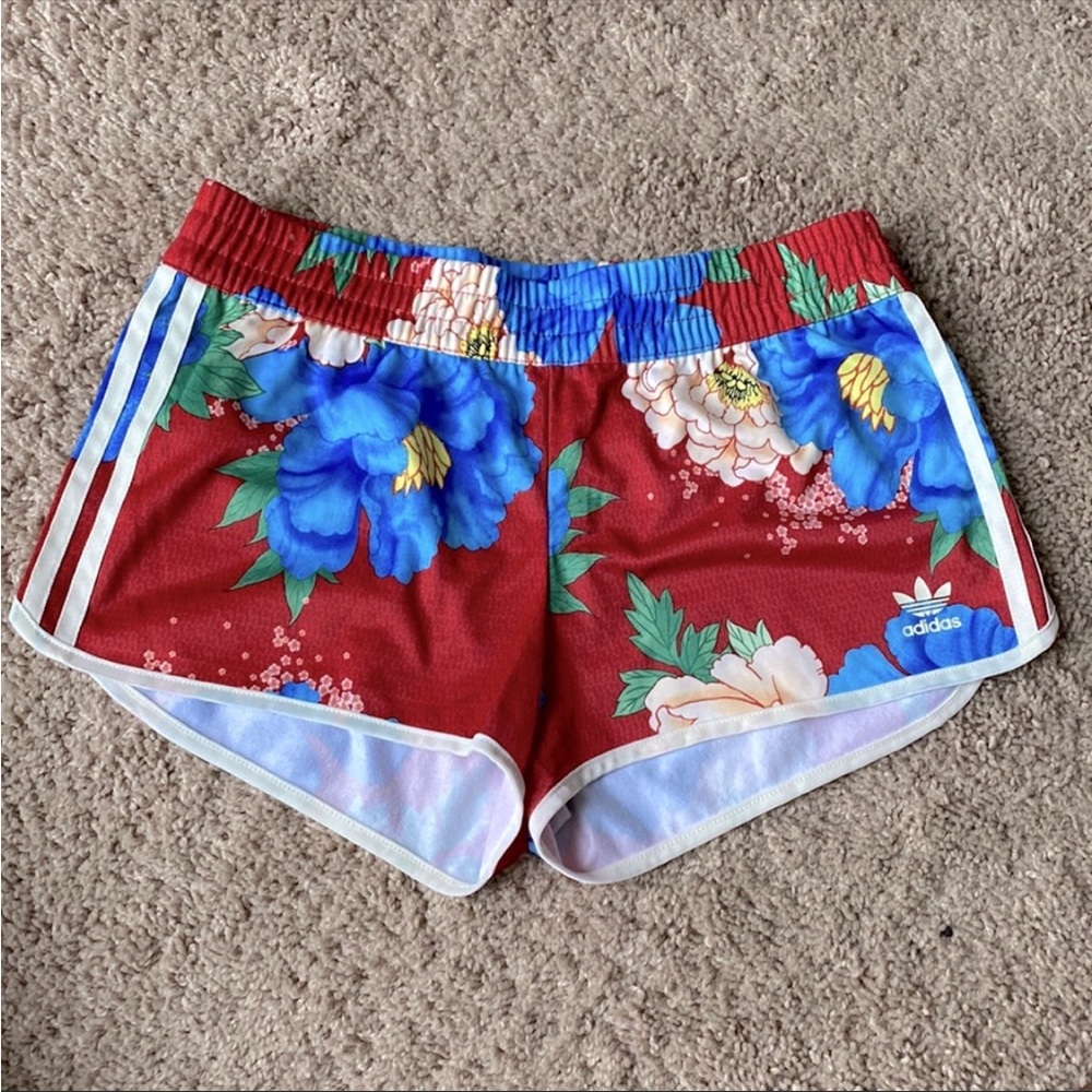 NWOT Adidas floral hot shorts